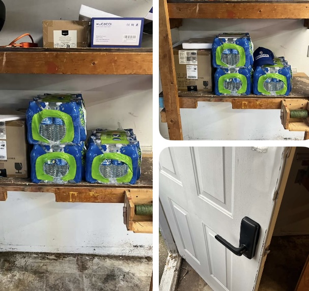 New lock installed at 3769 west 134th in the garage