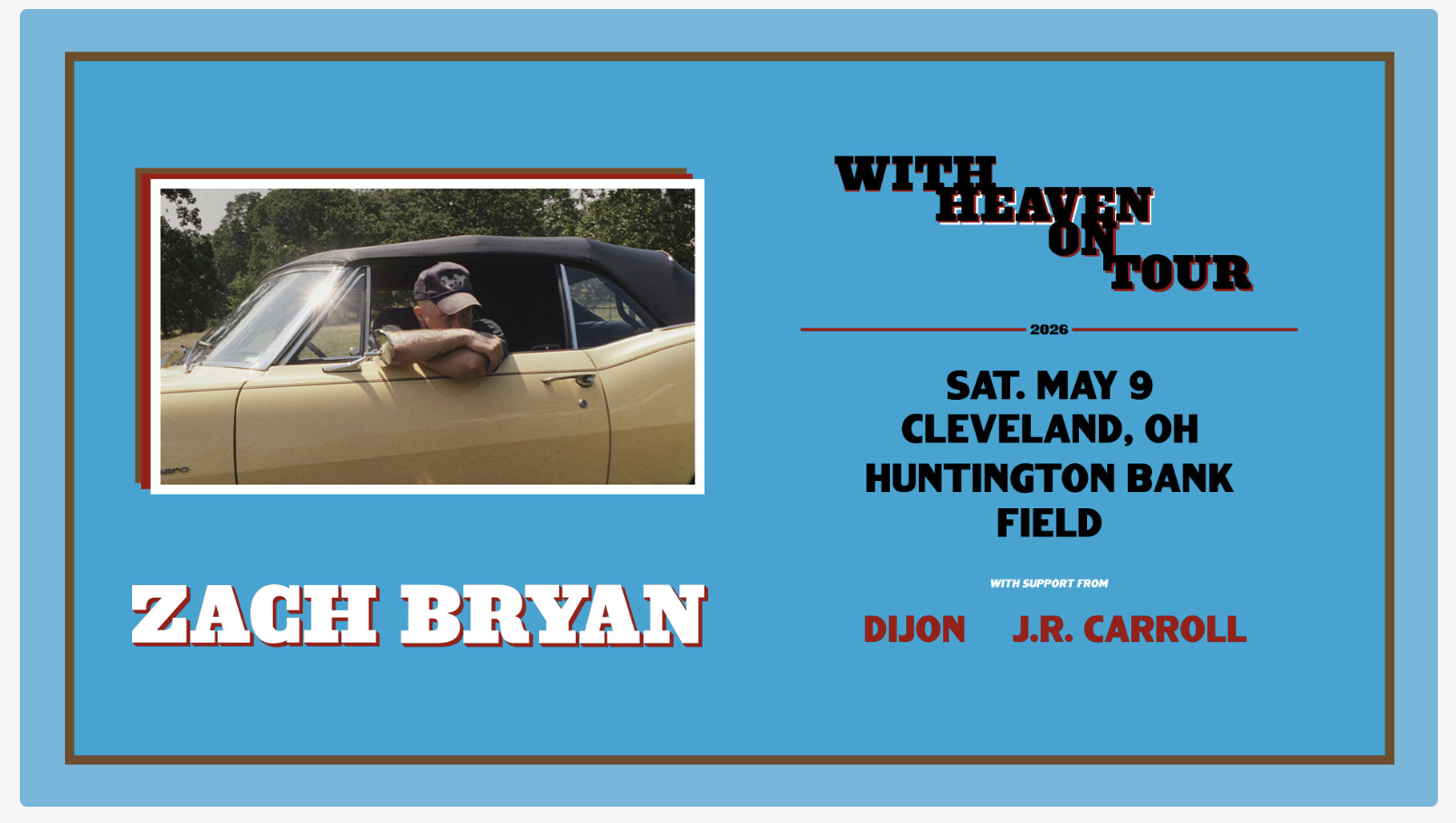 Zach Bryan is taking over Cleveland 🎶